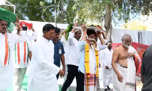 Revanth Visits Wanaparthy, Lays Foundation for Temple Development Works