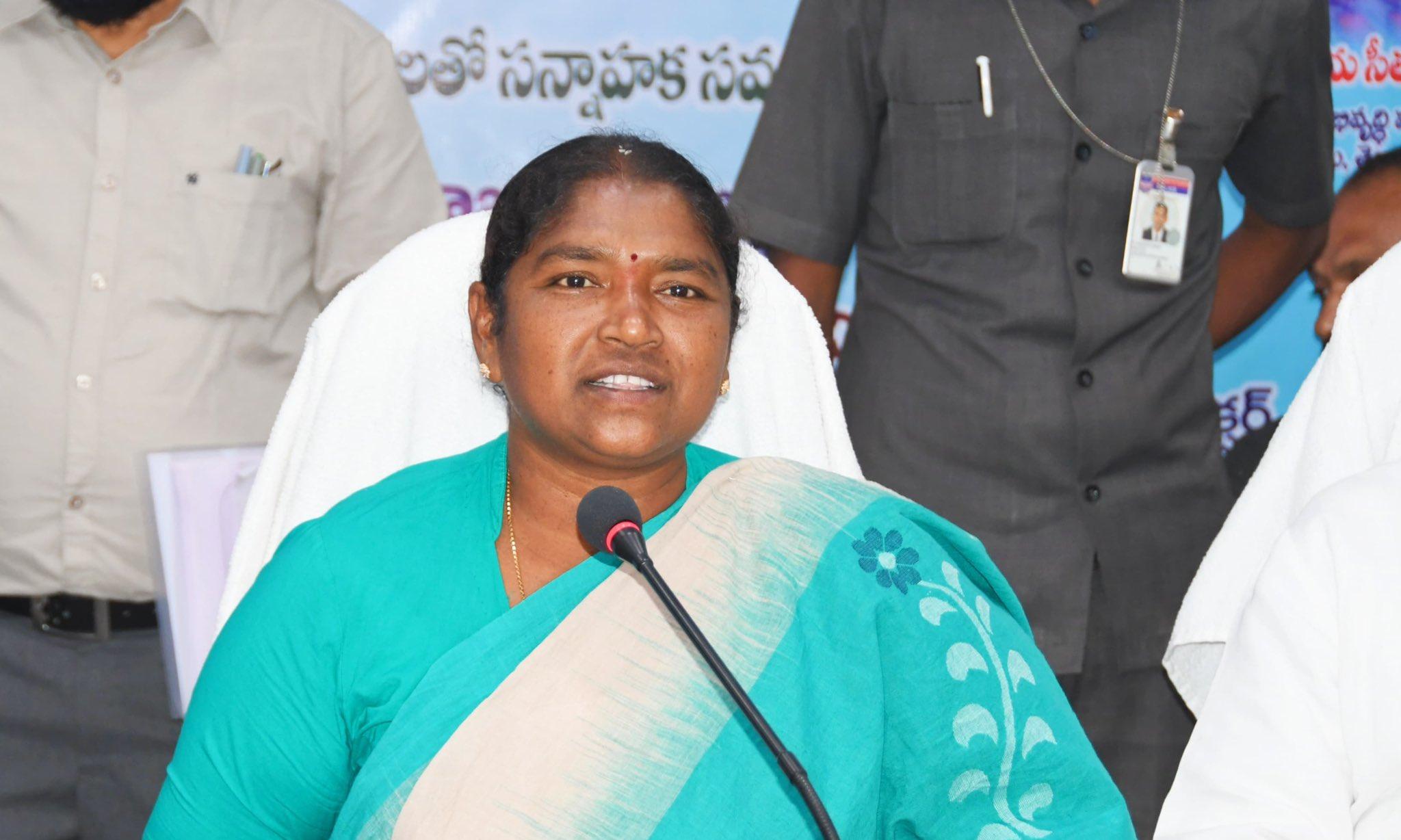 Minister Seethakka for Warning After Heavy Rains in Mulugu District