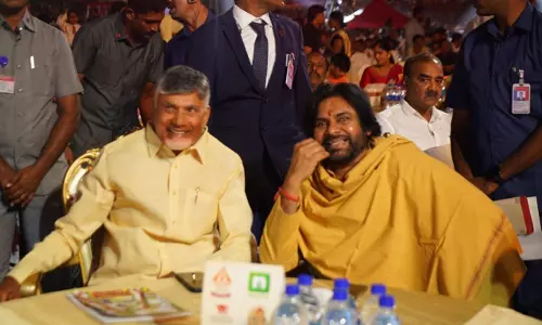 Pawan Kalyan Sticks to Protocol, Asks Film Distributors to Approach CM Naidu Pawan Kalyan Sticks to Protocol, Asks Film Distributors to Approach CM Naidu