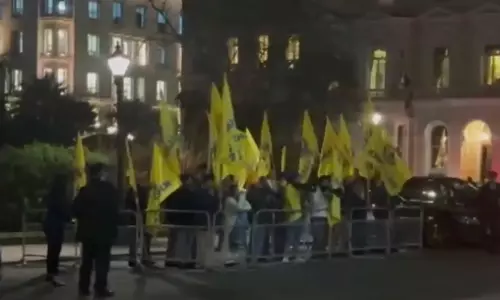 Khalistani Protesters Rally During EAMs London Visit