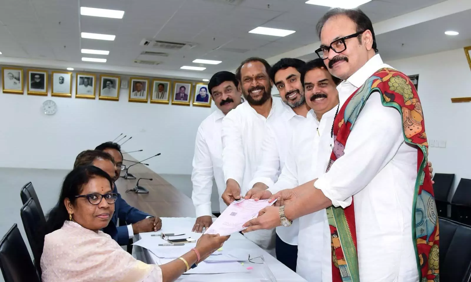 Nagababu Files Nomination for MLA Quota MLC