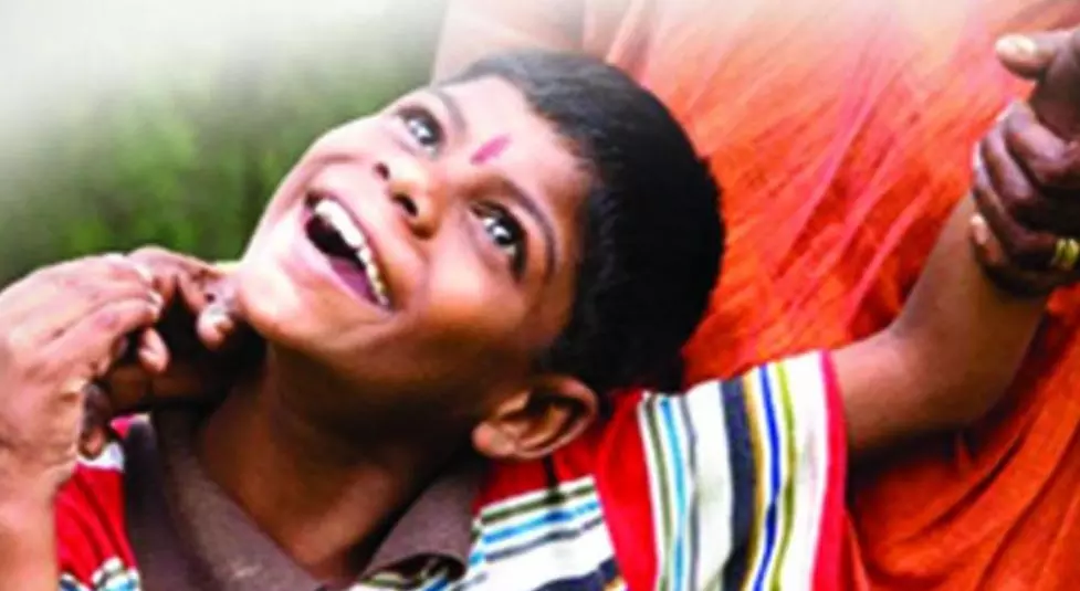 Differently-abled children get teaching-learning tools Differently-abled children get teaching-learning tools