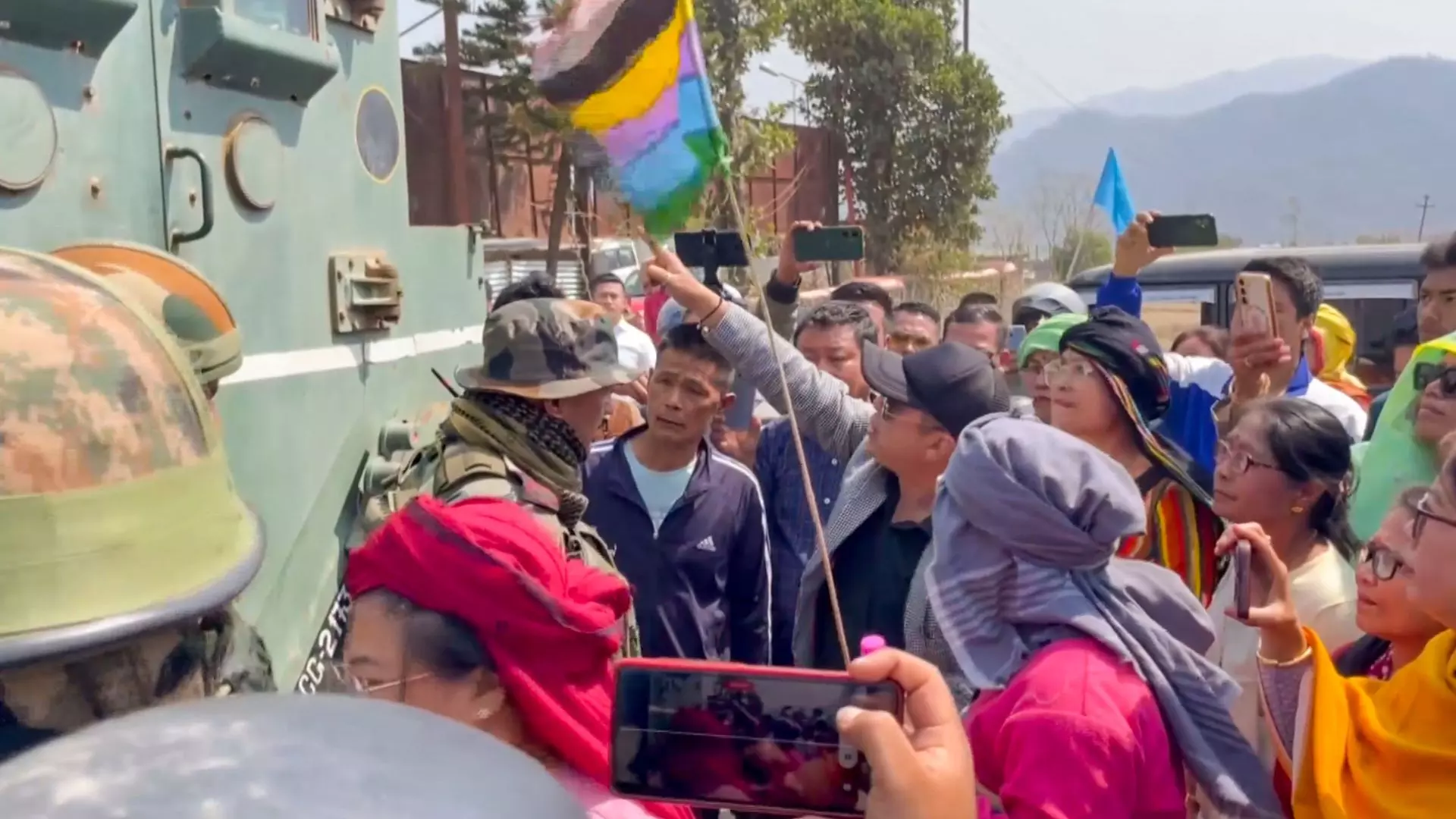 Manipur Protest Turns Violent; One Dead, 40 Injured Manipur Protest Turns Violent; One Dead, 40 Injured