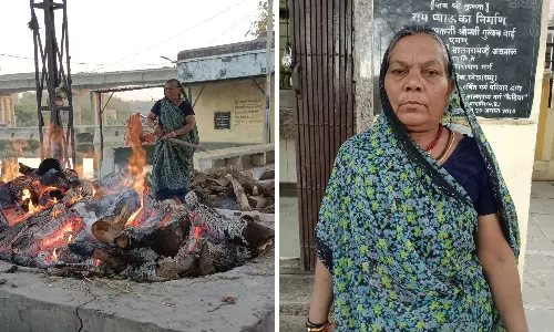 Widow conducts funerals of dead in crematorium in MP town for 20 years