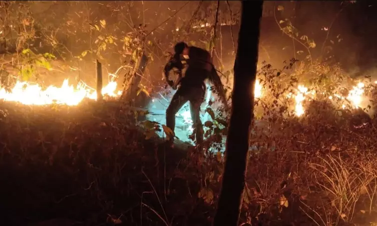 Odisha Sees Surge in Forest Fires Amid Rising Heat Odisha Sees Surge in Forest Fires Amid Rising Heat