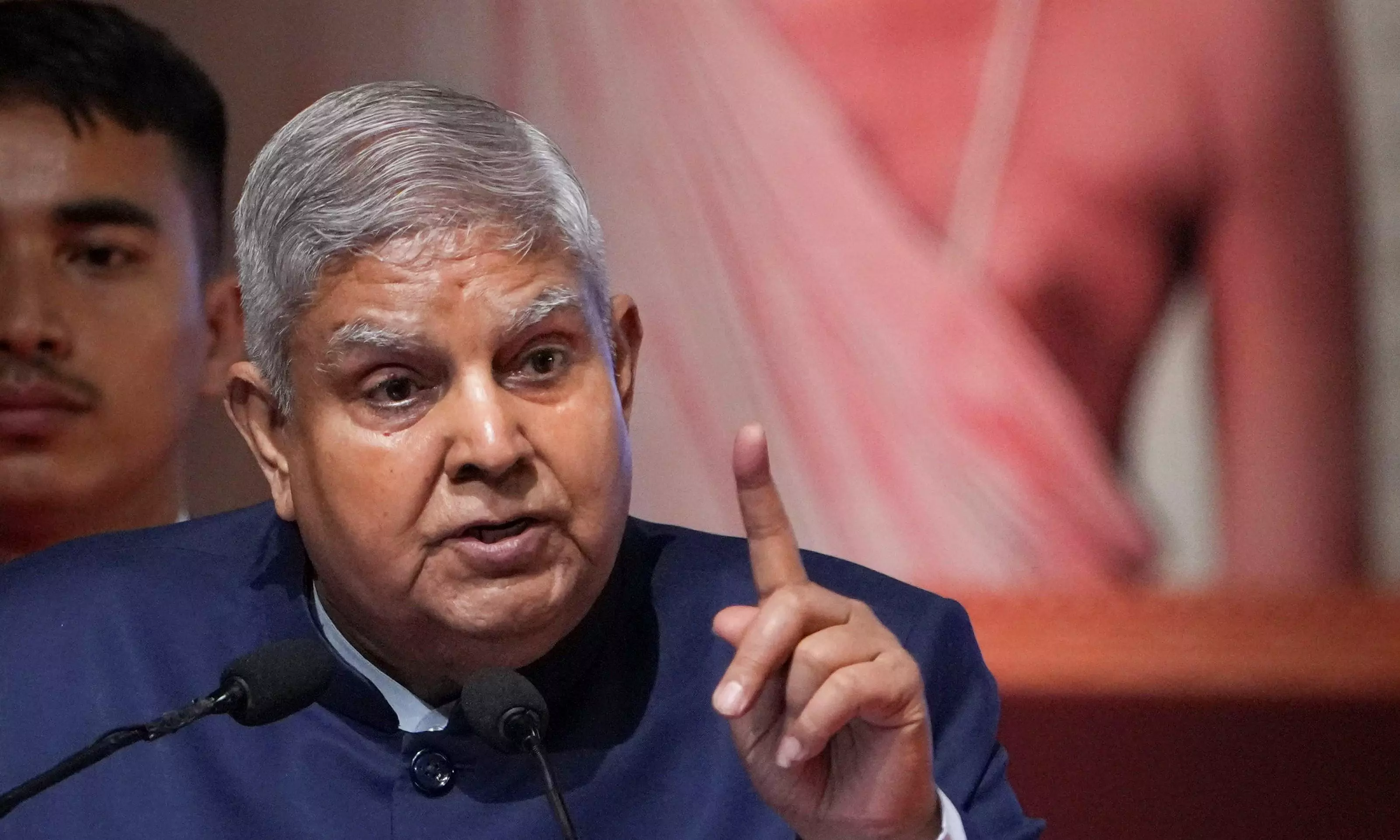 Vice President Dhankhar admitted to cardiac department of AIIMS Vice President Dhankhar admitted to cardiac department of AIIMS