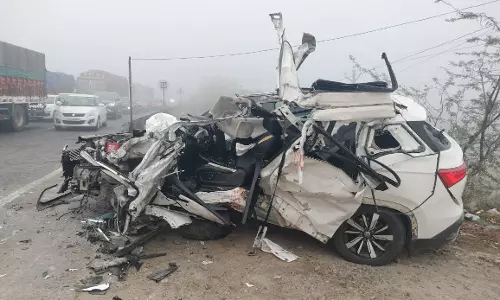 Nalgonda: Two die, three hurt in road accident on NH 65