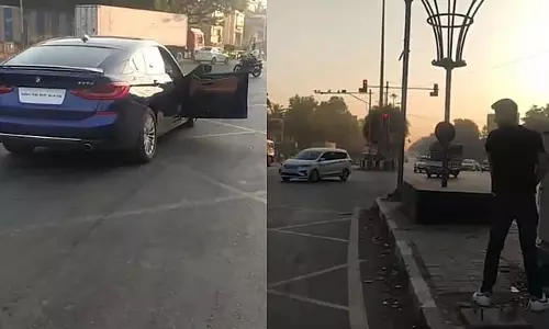 Pune BMW urination case: Driver, co-passenger remanded in police custody