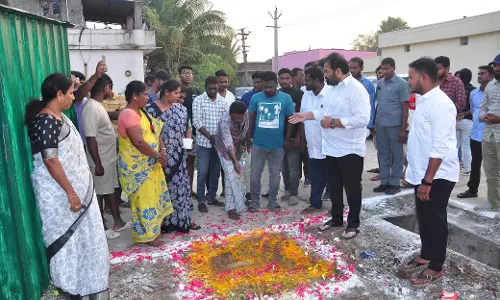 Foundations Laid for 105 Development Projects in Nellore Rural