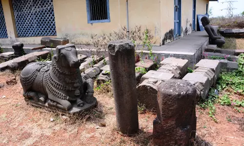 Historical artefacts within Rallabandi Museum deteriorating Historical artefacts within Rallabandi Museum deteriorating