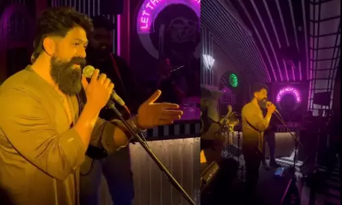 KGF Star Yash Croons for Wife, Video Goes Viral KGF Star Yash Croons for Wife, Video Goes Viral