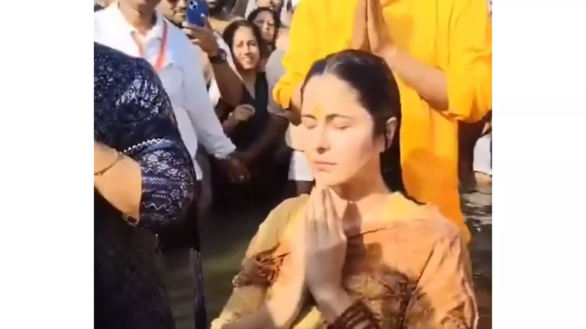 Katrina Kaif Performs Sarpa Samskara at Kukke Temple Katrina Kaif Performs Sarpa Samskara at Kukke Temple