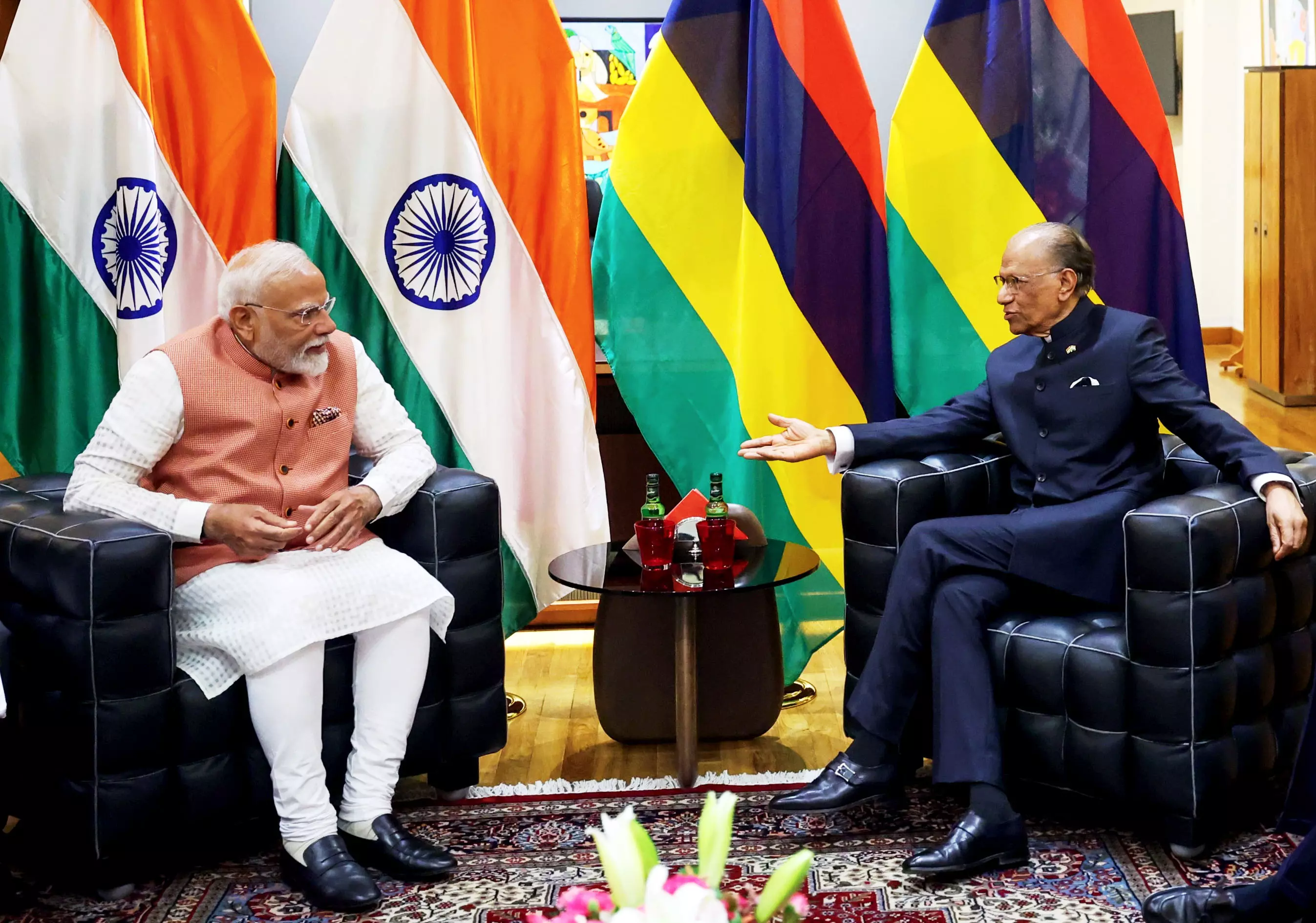 Mauritius family, not just partner for India: Modi Mauritius family, not just partner for India: Modi
