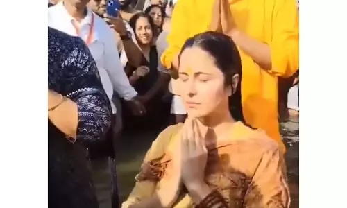 Katrina Kaif Performs Sarpa Samskara at Kukke Temple