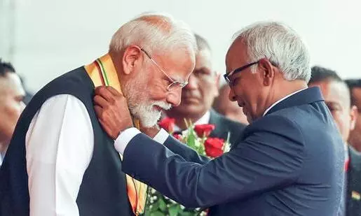 Prime Minister Narendra Modi receives Mauritius’ highest award