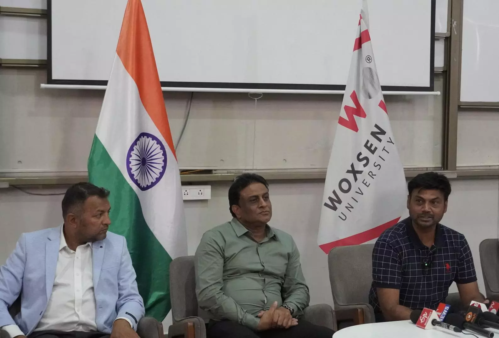 Former Indian Cricketer MSK Prasad Collaborates with Woxsen University