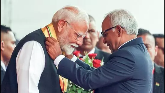 Prime Minister Narendra Modi receives Mauritius’ highest award Prime Minister Narendra Modi receives Mauritius’ highest award