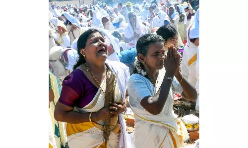 Thousands of women take part in Attukal Pongala festival