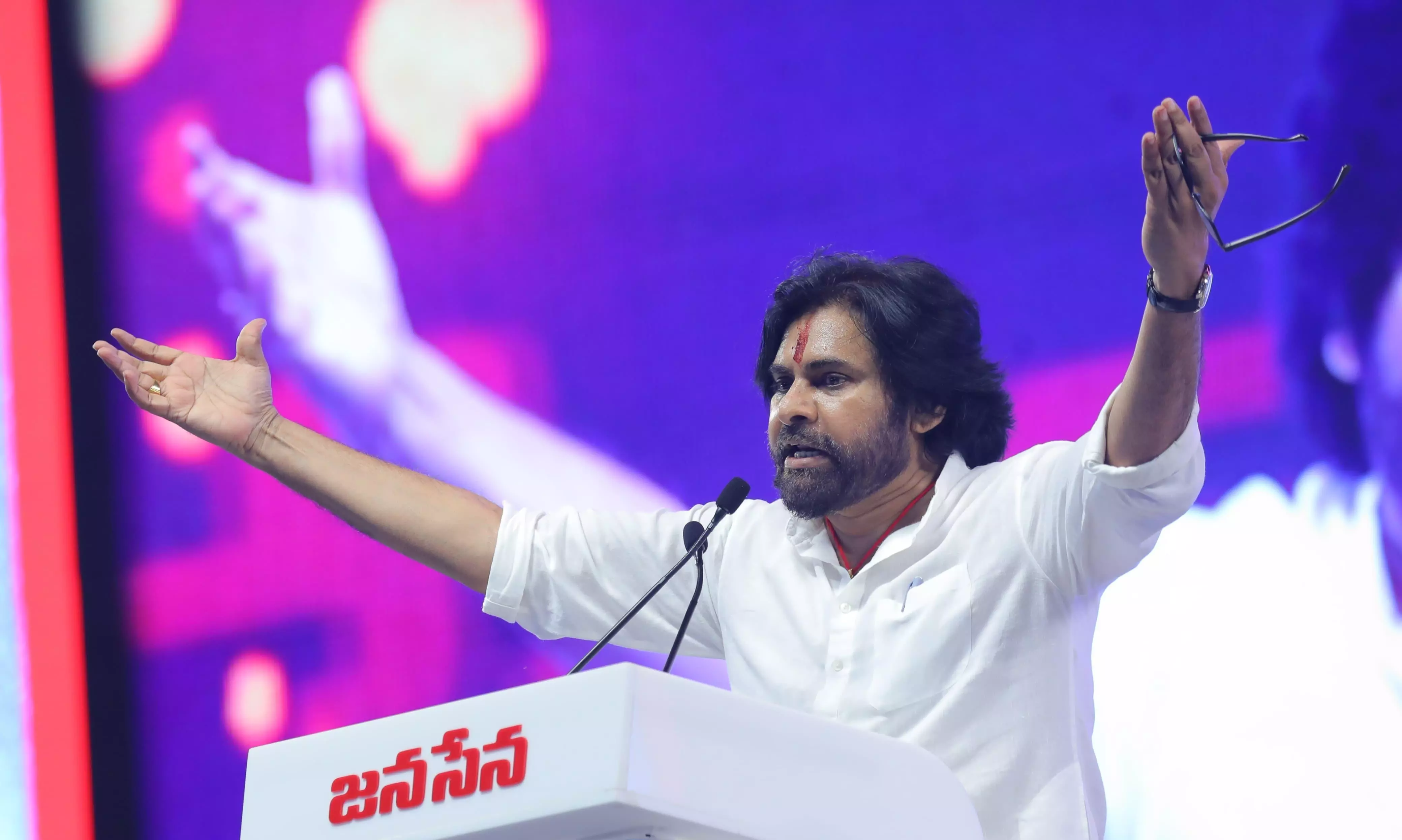 Pawan finds fault with Tamil Nadu on language issue Pawan finds fault with Tamil Nadu on language issue