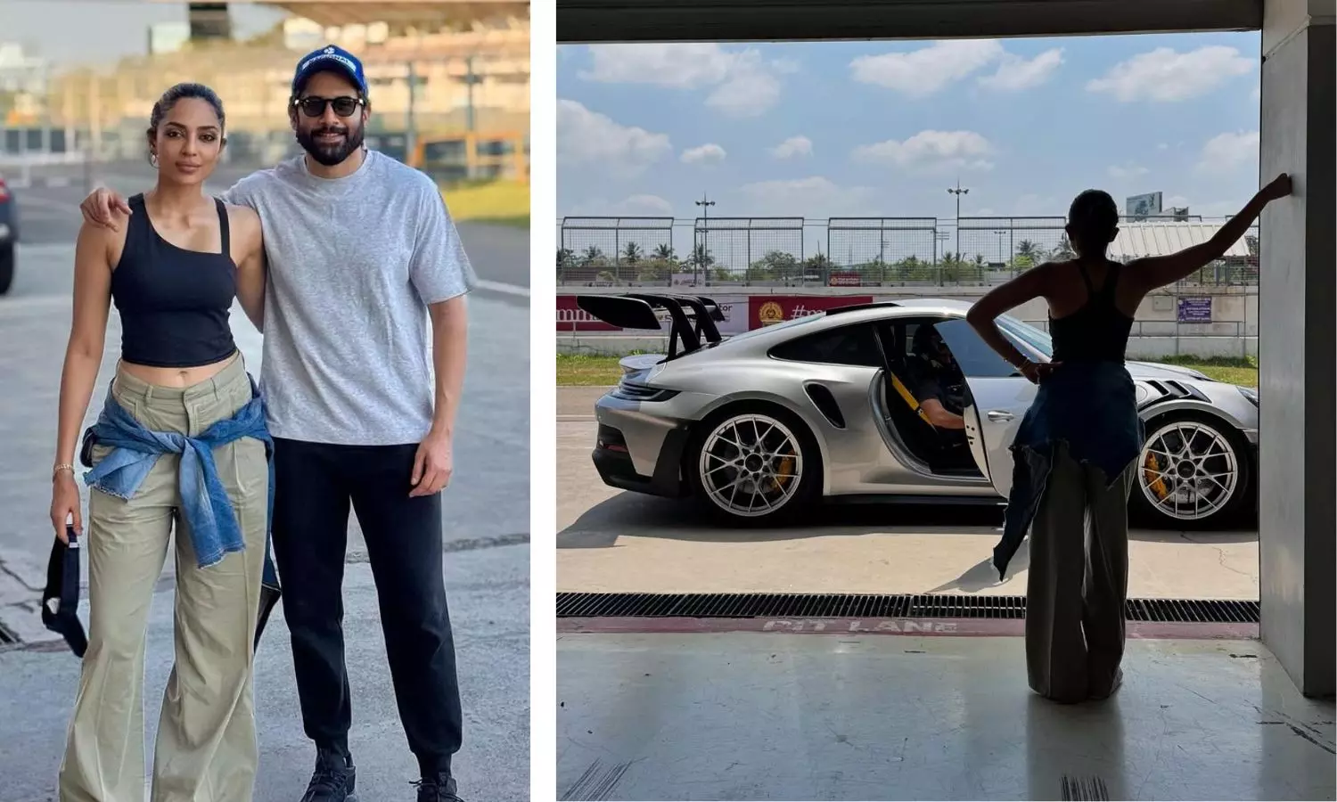 Sobhita & Chay’s Thrilling Day at the Racetrack