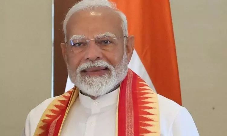 PM Modi to visit Anandpur Dham today PM Modi to visit Anandpur Dham today