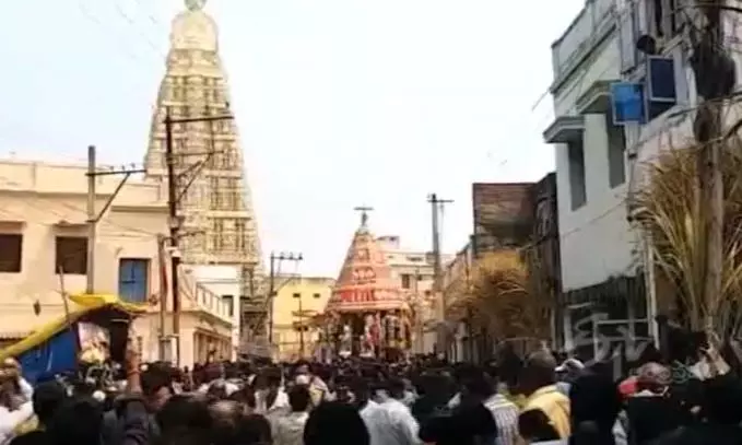 Spiritual Fervour Marks Rathotsavam at Nellore’s Talpagiri Temple