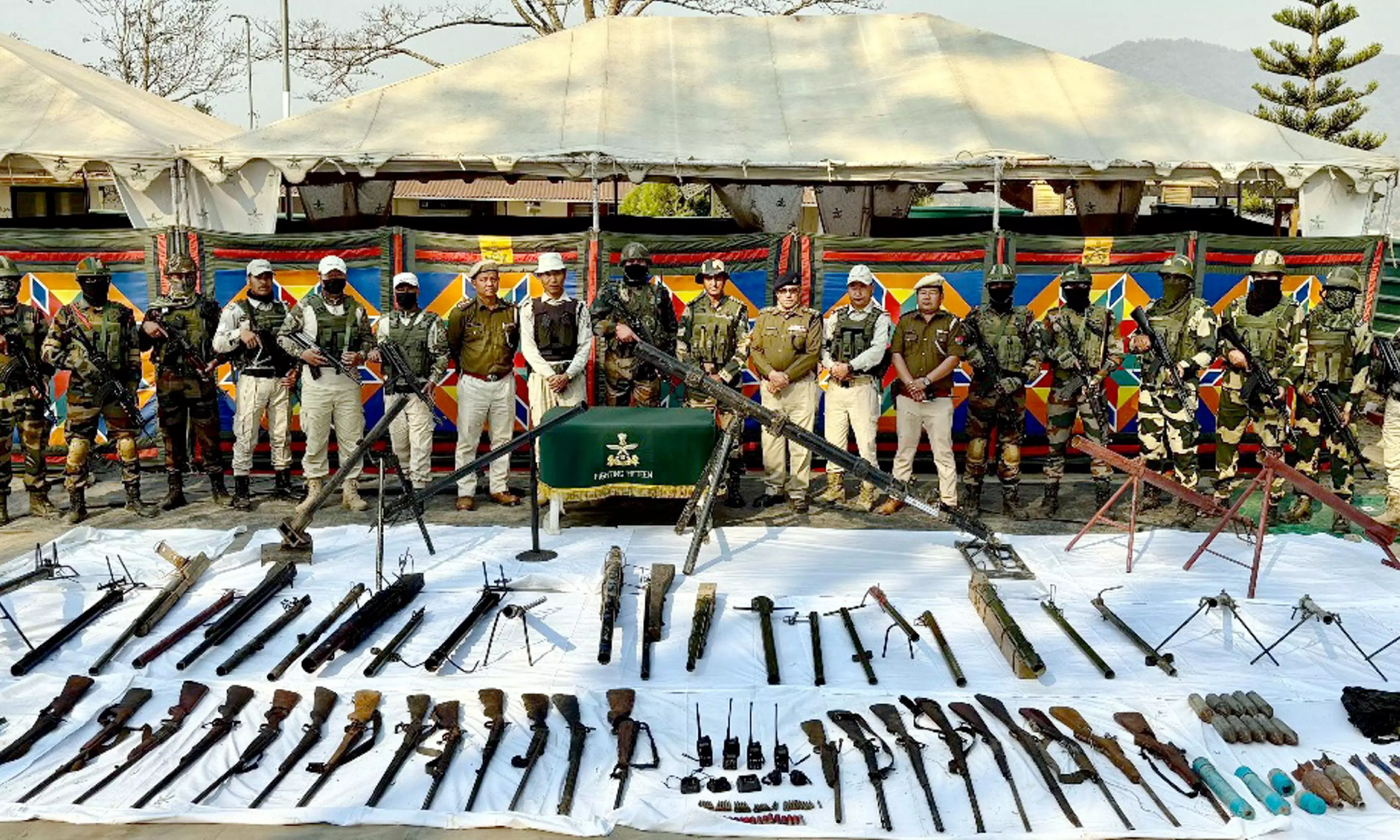 Security forces seize firearms in Manipurs Bishnupur