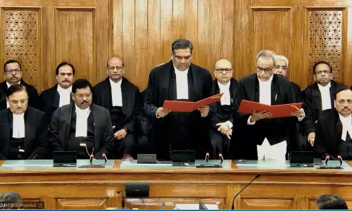 Justice Joymalya Bagchi takes oath as SC judge Justice Joymalya Bagchi takes oath as SC judge