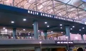Checks Intensified At Hyderabad Airport Checks Intensified At Hyderabad Airport