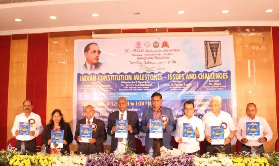 Constitution a pillar of social unity: Justice Narayana Constitution a pillar of social unity: Justice Narayana