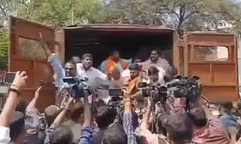 Protests Erupt at Telangana Assembly over Gachibowli land Auction Protests Erupt at Telangana Assembly over Gachibowli land Auction