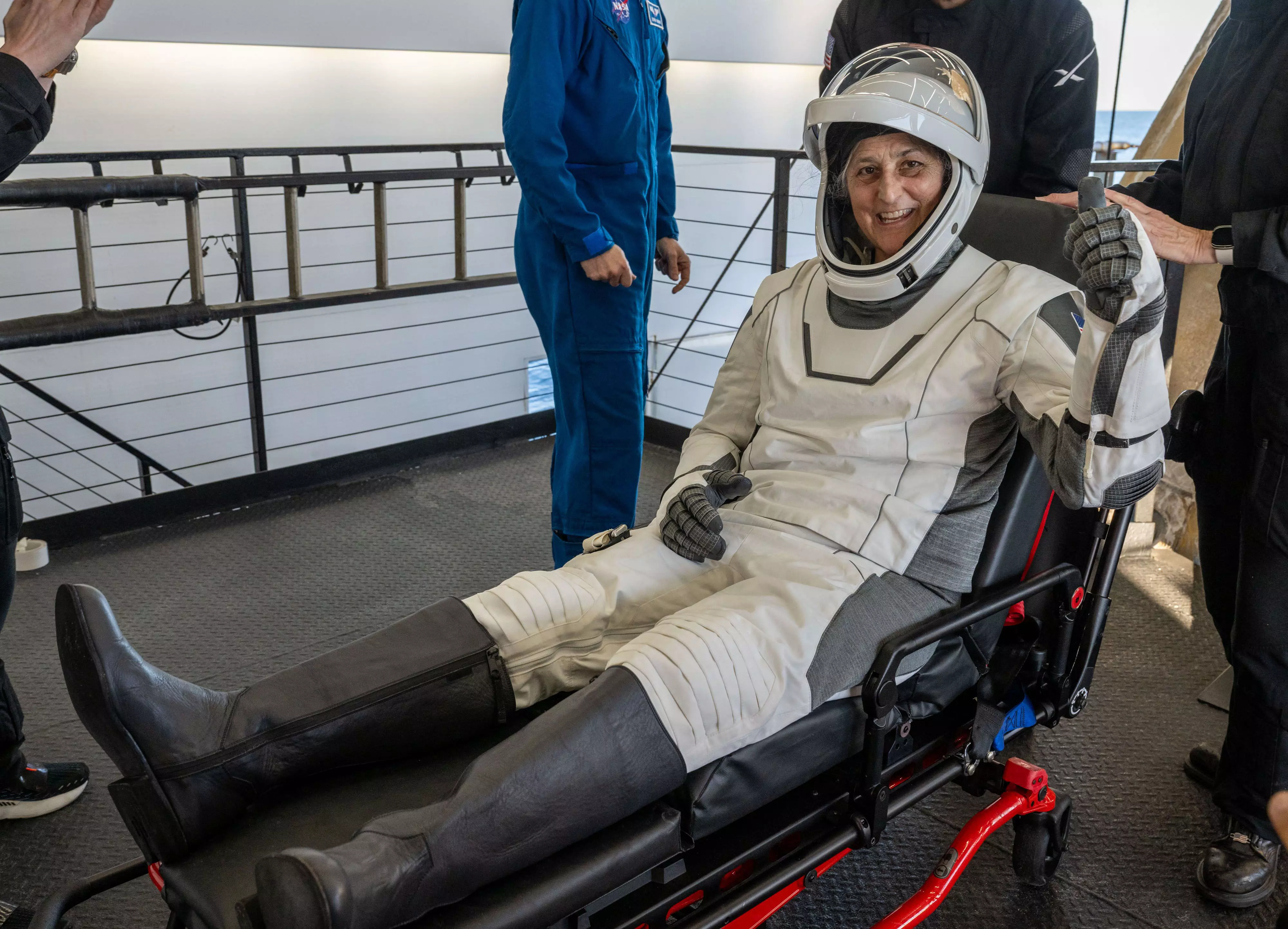 Sunita Williams returns to Earth, after 9 months stuck in space Sunita Williams returns to Earth, after 9 months stuck in space