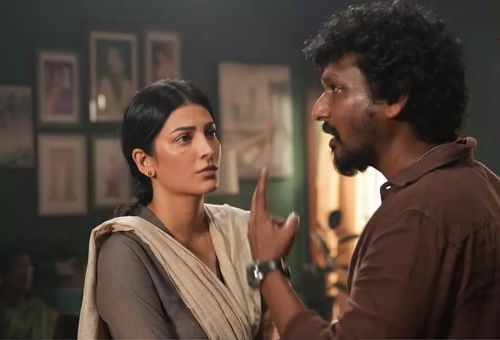 Shruti Haasan Unveils Grounded Look in Coolie Shruti Haasan Unveils Grounded Look in Coolie