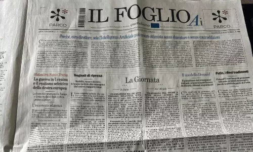 Italian Newspaper Il Foglio Makes History, Publishes Worlds First AI-Generated Edition