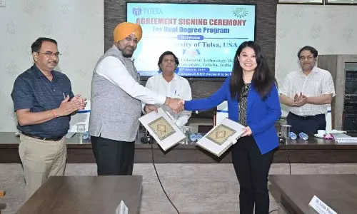 KIIT-DU signs MoU with University of Tulsa for dual degree programme