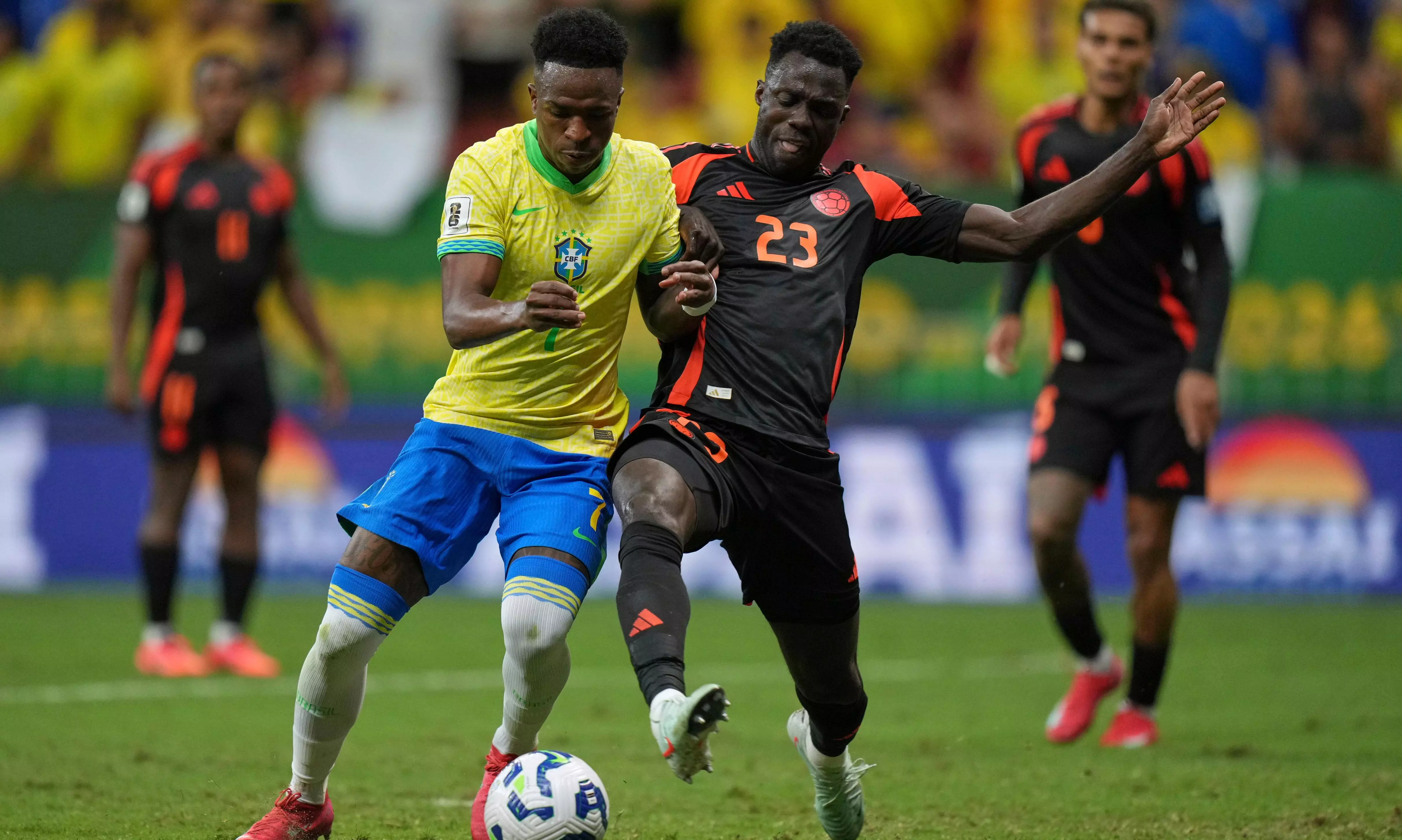 FIFA WC 2026 Qualifiers: Vinicius Juniors late goal seals Brazils 2-1 win over Colombia FIFA WC 2026 Qualifiers: Vinicius Juniors late goal seals Brazils 2-1 win over Colombia