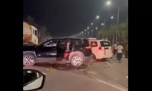 Hyderabad: Cab Driver Killed, 5 Injured in Cars Collision on ORR