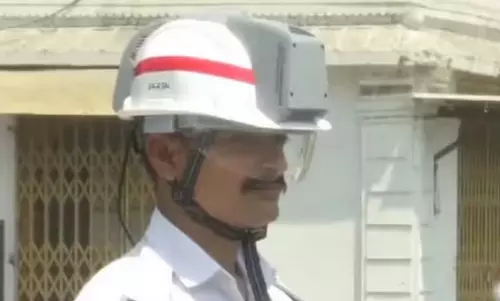 Avadi Police Introduce Air-Conditioned Helmets for Traffic Personnel