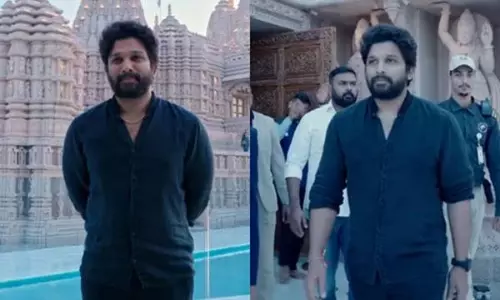 Allu Arjun Seeks Blessings of Lord Ram Allu Arjun Seeks Blessings of Lord Ram