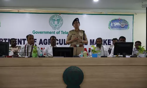 Police coordination meeting with Bowenpally Market Yard Association held