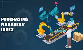 Private sector output rises at slow pace in March compared to Feb.