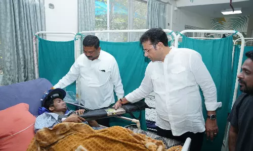 IT Minister Sridhar Babu Fulfills Cancer Patient’s Wish by Gifting Cricket Kit