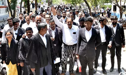 Lawyers Boycott All Courts in Telangana to Protest Advocate’s Murder