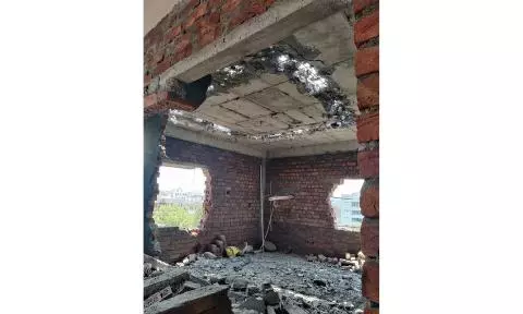 GHMC Demolished Construction of Unauthorised Floors