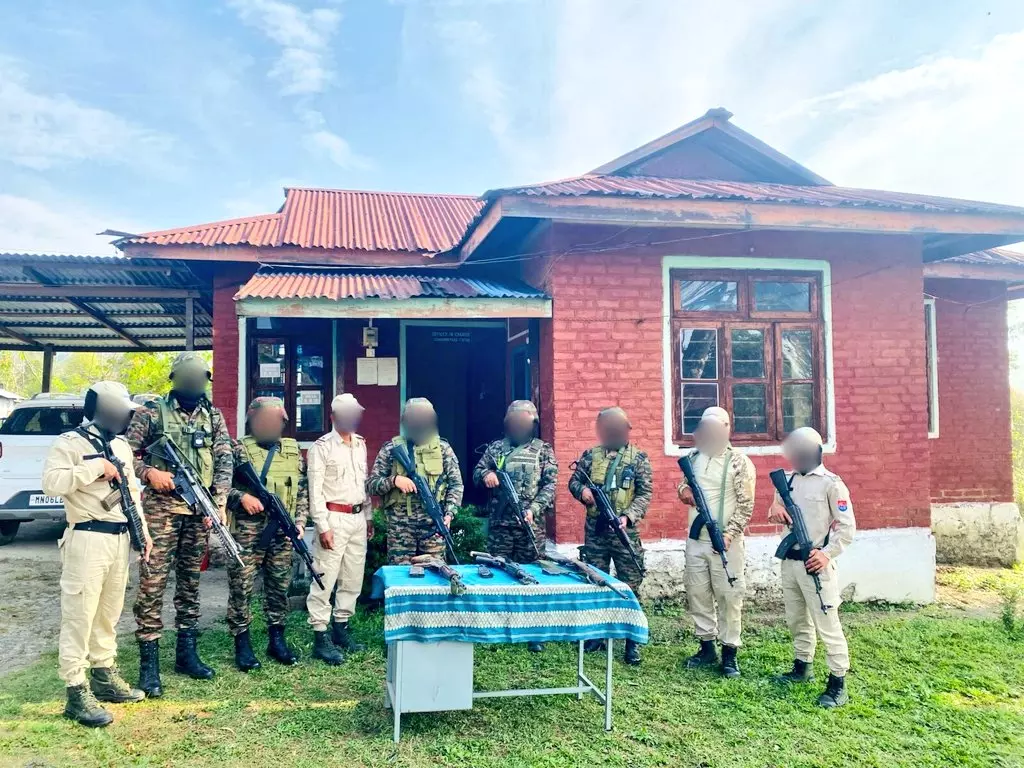 Security forces recover huge arms, ammo in Manipur Security forces recover huge arms, ammo in Manipur