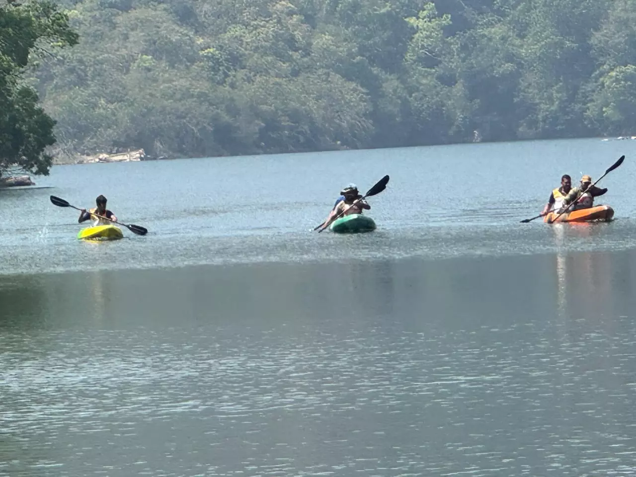 Concern over canoes in Tirumala’s Papavinasanam reservoir Concern over canoes in Tirumala’s Papavinasanam reservoir