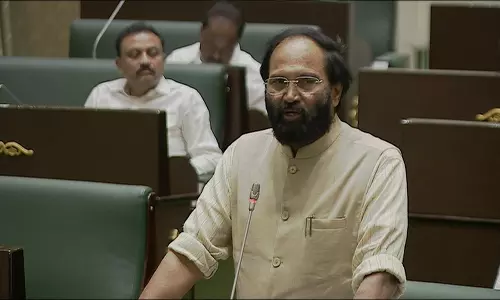 Minister Uttam Kumar Reddy in the Assembly
