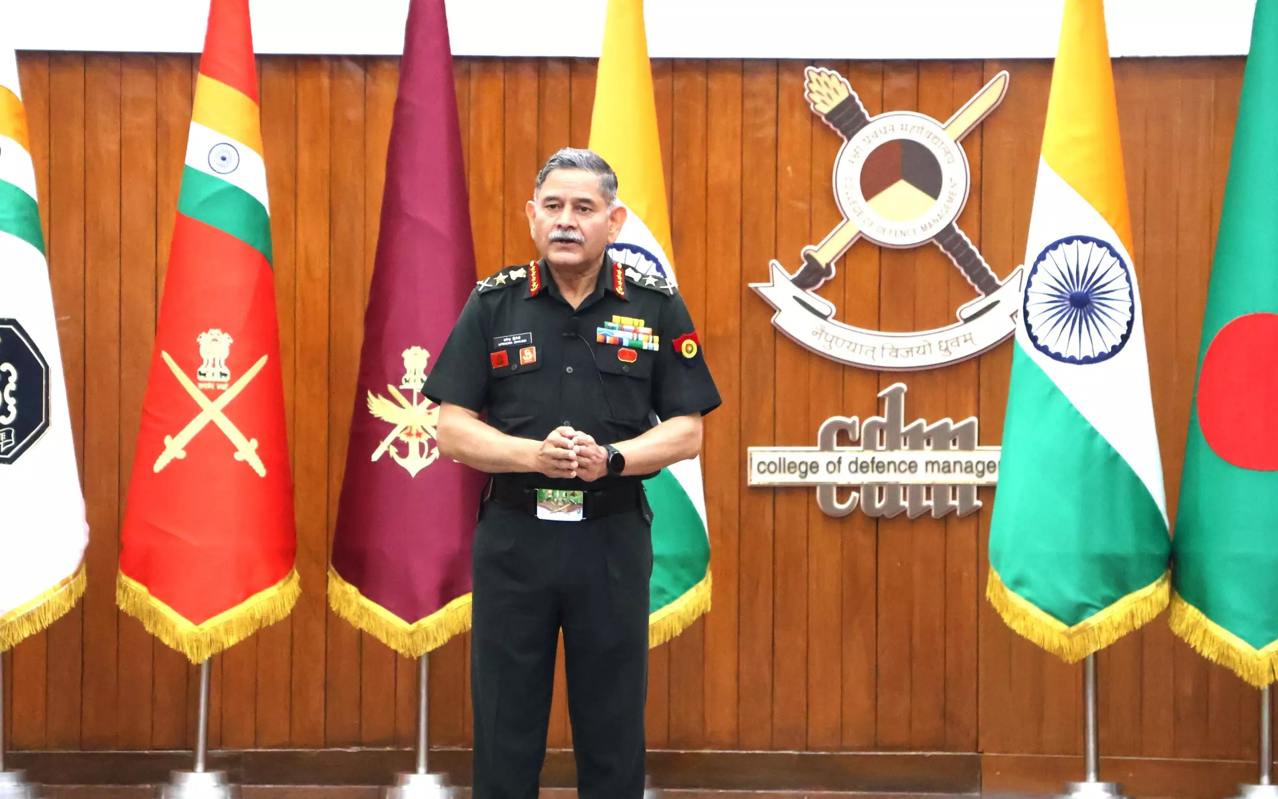 Army chief stresses on 5 key pillars between tri-services