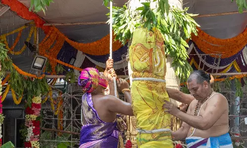 Sri Kodandarama Swamy Brahmotsavams Begin With Dhwajarohanam in Tirupati