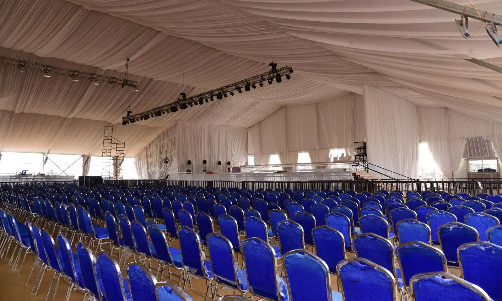 Prep in Full Swing for P-4 Launch at Amaravati on Ugadi